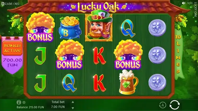 Lucky Oak slot screenshot 3