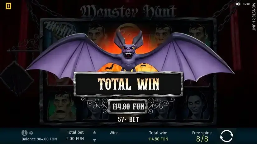 Monster Hunt slot screenshot 