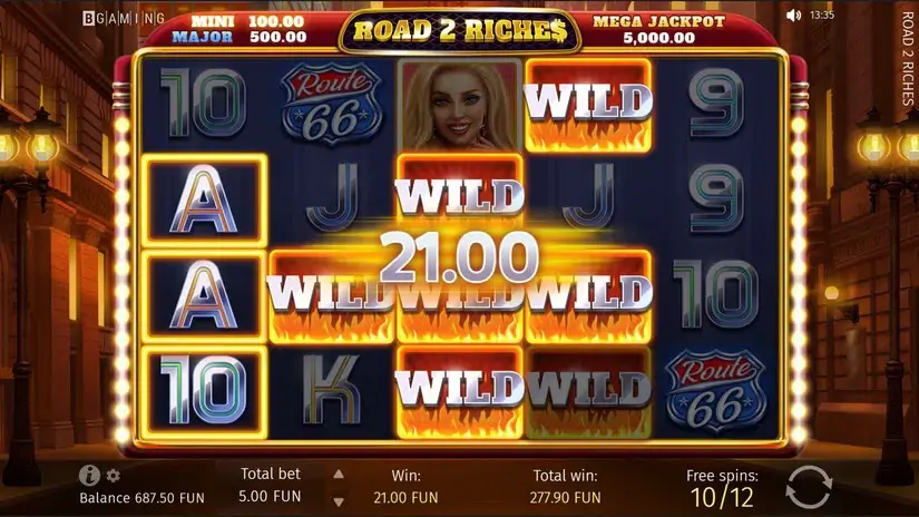 Road 2 Riches slot screenshot 