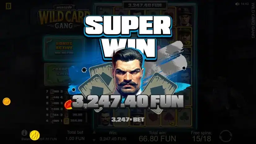 Wild Card Gang slot screenshot 