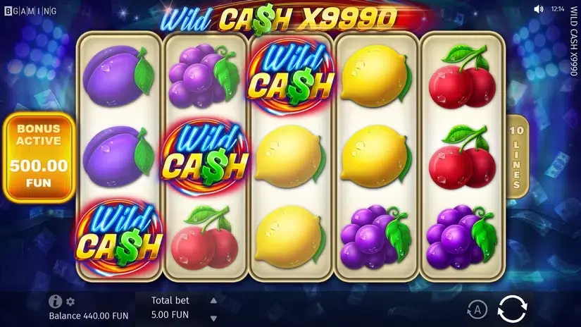 Wild Cash x9990 slot screenshot 3