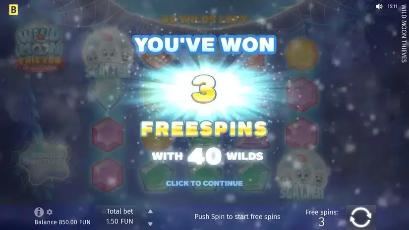 Wild Moon Thieves slot screenshot 4