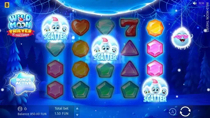 Wild Moon Thieves slot screenshot 2