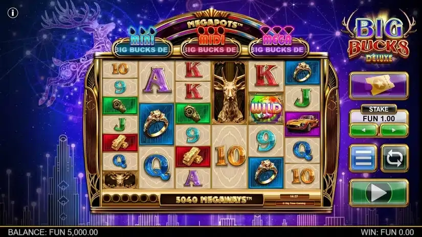Big Bucks Deluxe slot screenshot 