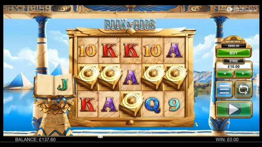Book of Gods slot screenshot 1