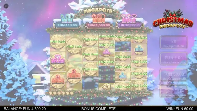Christmas Megapots slot screenshot 4