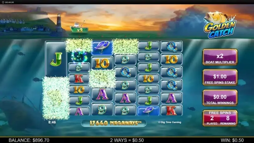 Golden Catch slot screenshot 4