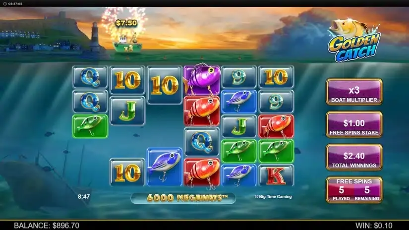 Golden Catch slot screenshot 