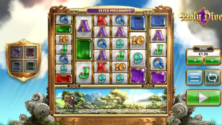 Holy Diver slot screenshot 