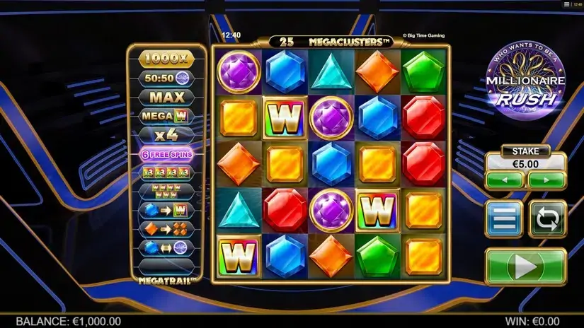 Millionaire Rush slot screenshot 1
