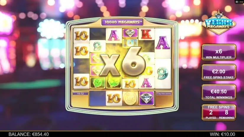 Vegas Megaways slot screenshot 5
