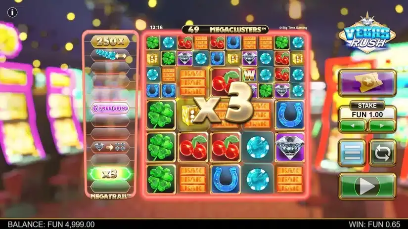 Vegas Rush slot screenshot 2