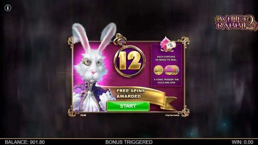 White Rabbit 2 slot screenshot 2