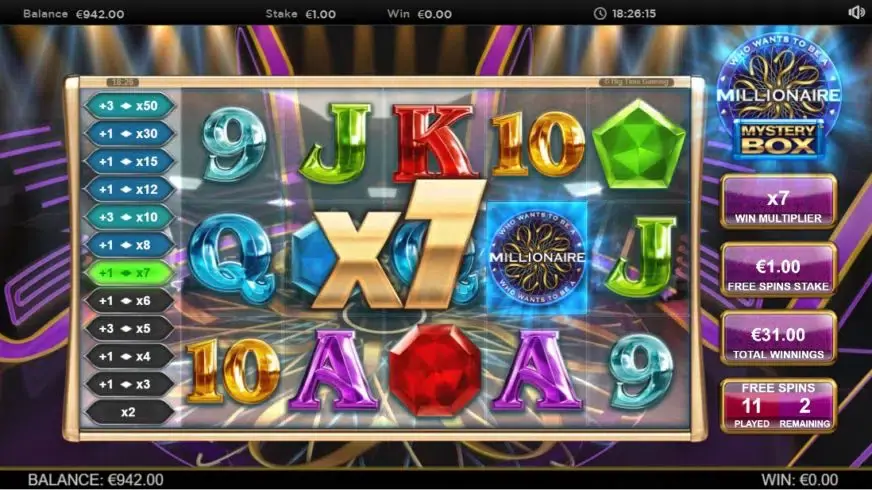 Who Wants to Be a Millionaire Mystery Box slot screenshot 6