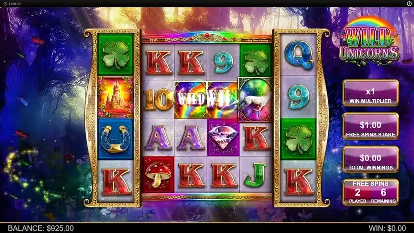 Wild Unicorns slot screenshot 3