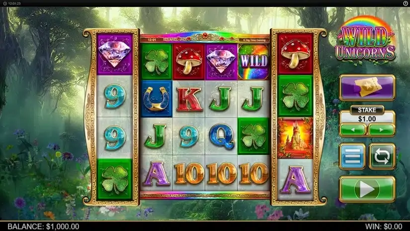 Wild Unicorns slot screenshot 