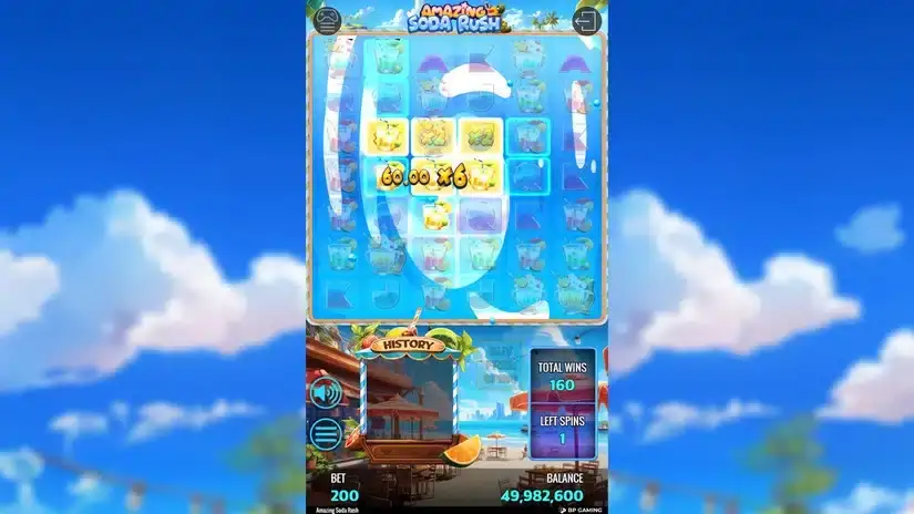 Amazing Soda Rush slot screenshot
