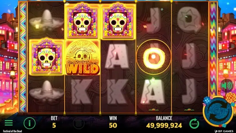 Festival of the Dead slot screenshot 3