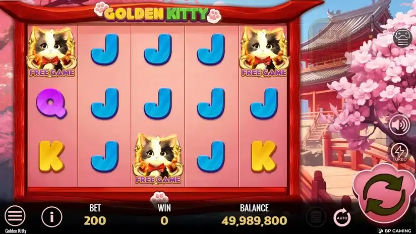 Golden Kitty slot screenshot 2