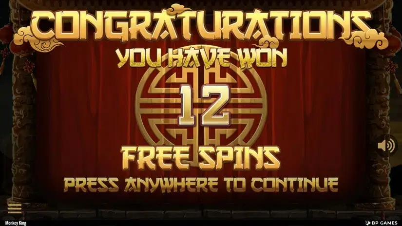 Monkey King slot screenshot 3