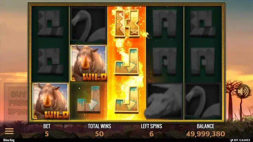 Rhino King slot screenshot 5