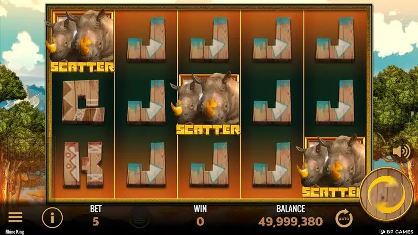 Rhino King slot screenshot 2