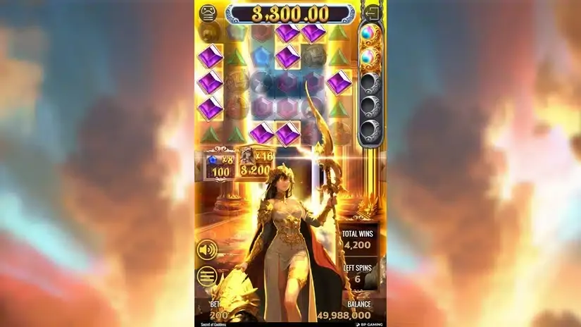 Secret of Goddess slot screenshot 