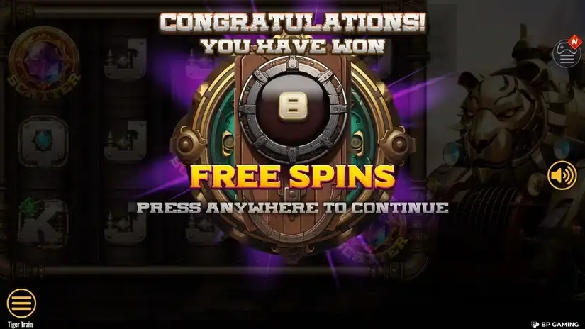 Tiger Train slot screenshot 3