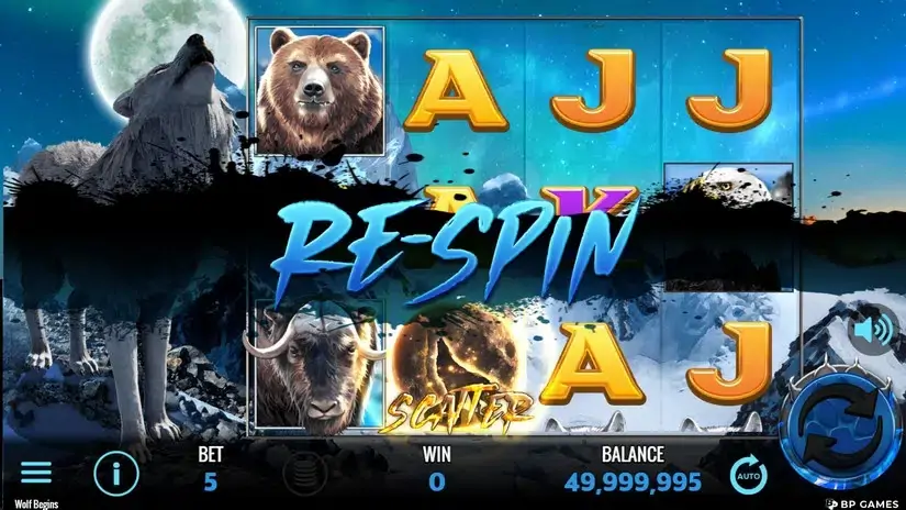 Wolf Begins slot screenshot 2