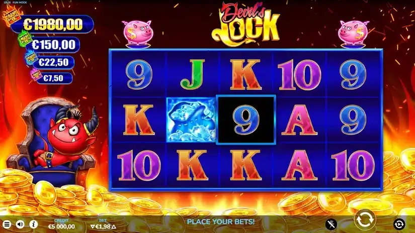 Devil’s Lock slot screenshot 1