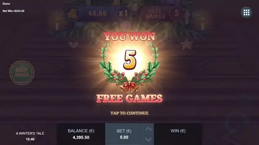 A Winter’s Tale slot screenshot 9