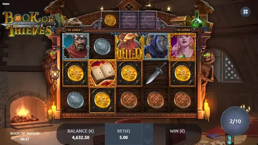 Book of Thieves slot screenshot 3