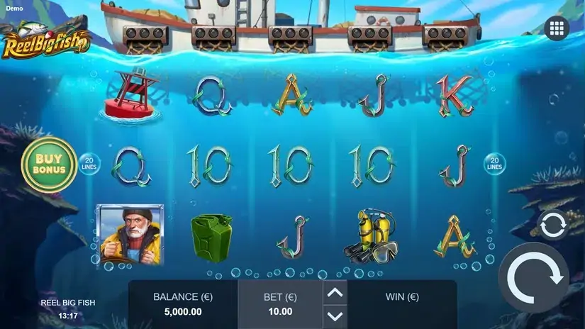 Reel Big Fish slot screenshot 