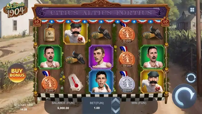 St. Louis 1904 slot screenshot 1
