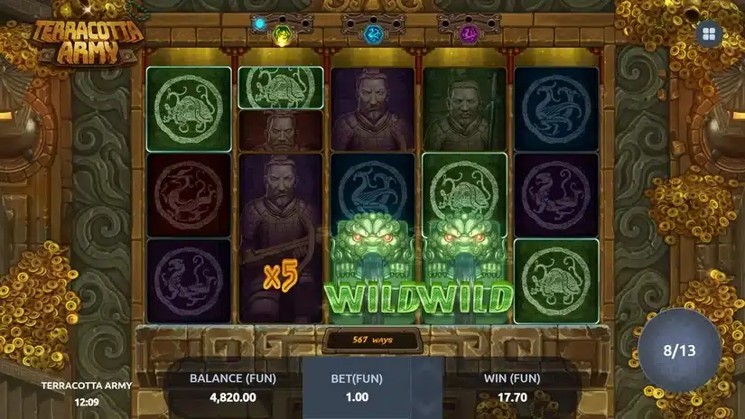 Terracotta Army slot screenshot 5