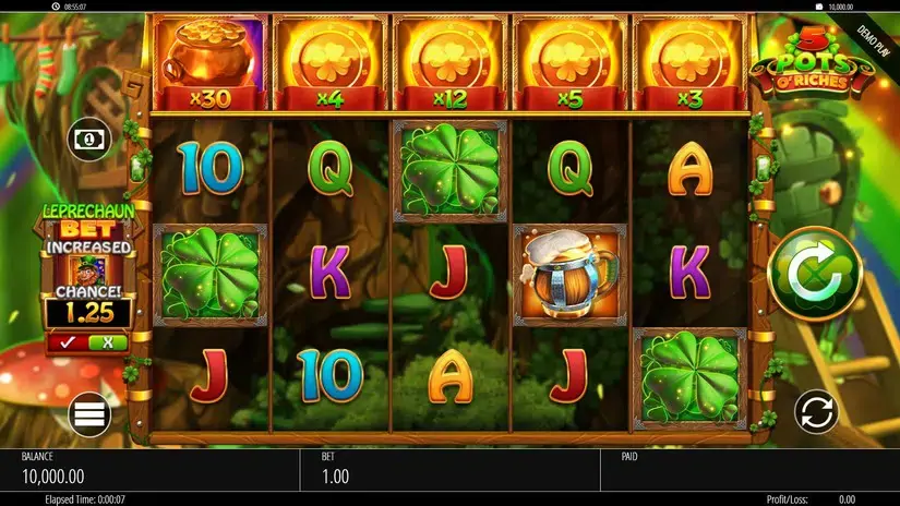 5 Pots O’Riches slot screenshot 1