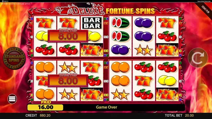7’s Deluxe Fortune Spins slot screenshot 