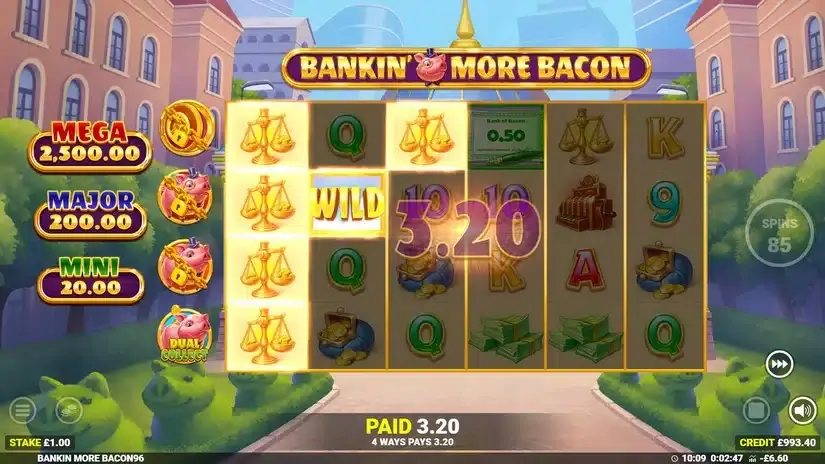 Bankin’ More Bacon slot screenshot 2