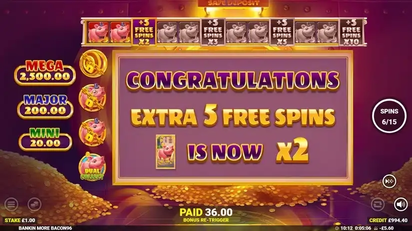 Bankin’ More Bacon slot screenshot 6