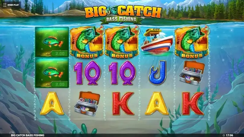 Big Catch Bass Fishing slot screenshot 2