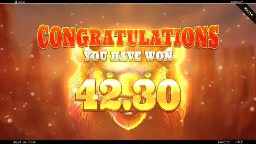 Bison Bonanza slot screenshot 8