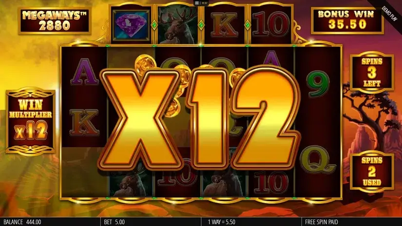 Bison Rising Megaways slot screenshot 7