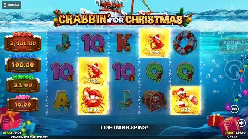 Crabbin’ For Christmas slot screenshot 2