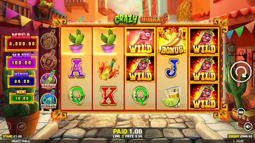 Crazy Chilli slot screenshot 3