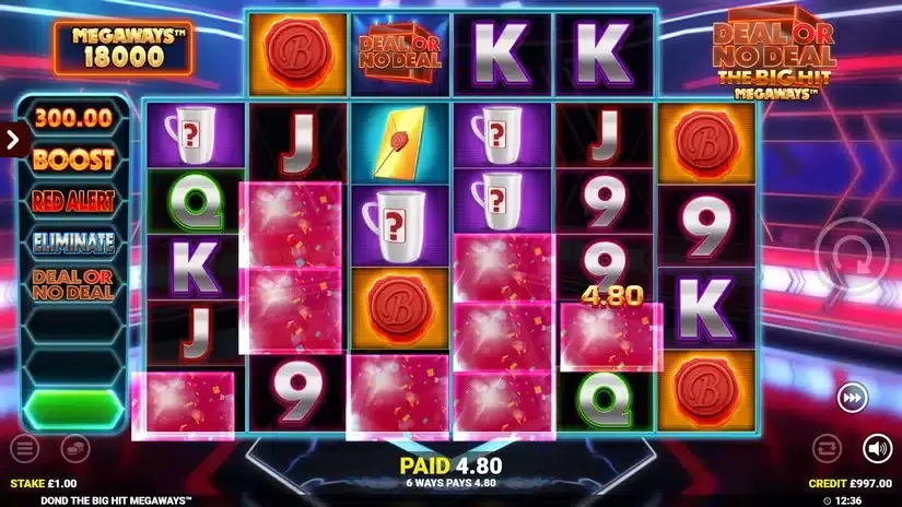 Deal Or No Deal The Big Hit Megaways slot screenshot 2