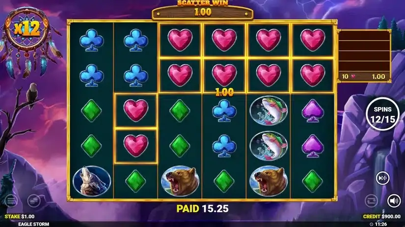 Eagle Storm slot screenshot 5