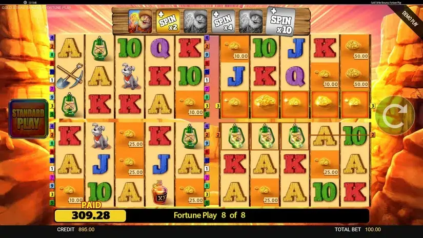 Gold Strike Bonanza Fortune Play slot screenshot 5