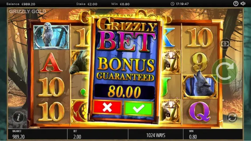 Grizzly Gold slot screenshot 3