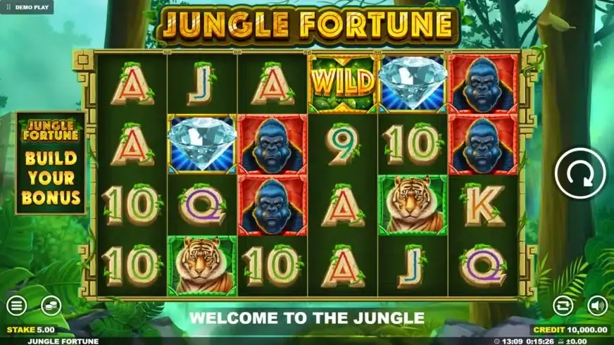 Jungle Fortune slot screenshot 