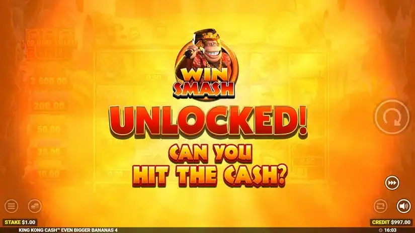 King Kong Cash Even Bigger Bananas 4 slot screenshot 3